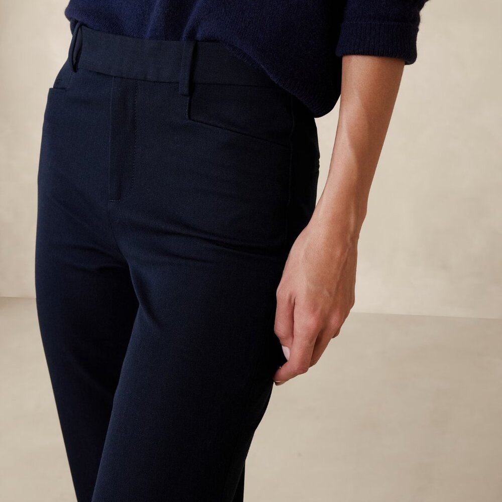 Banana Republic Straight Sloan Pant size 2P Navy - Picture 2 of 5